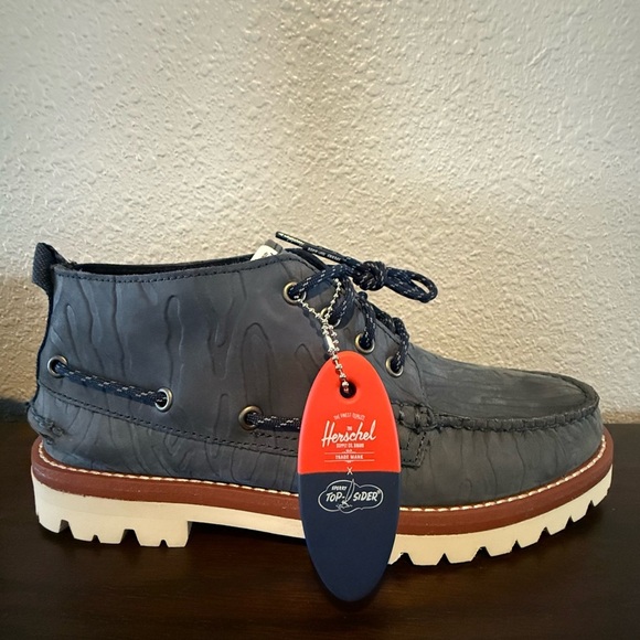 Herschel X Sperry Top Sider High Top Chucka Boot w Vibram Soles Men’s 9 - Picture 4 of 15